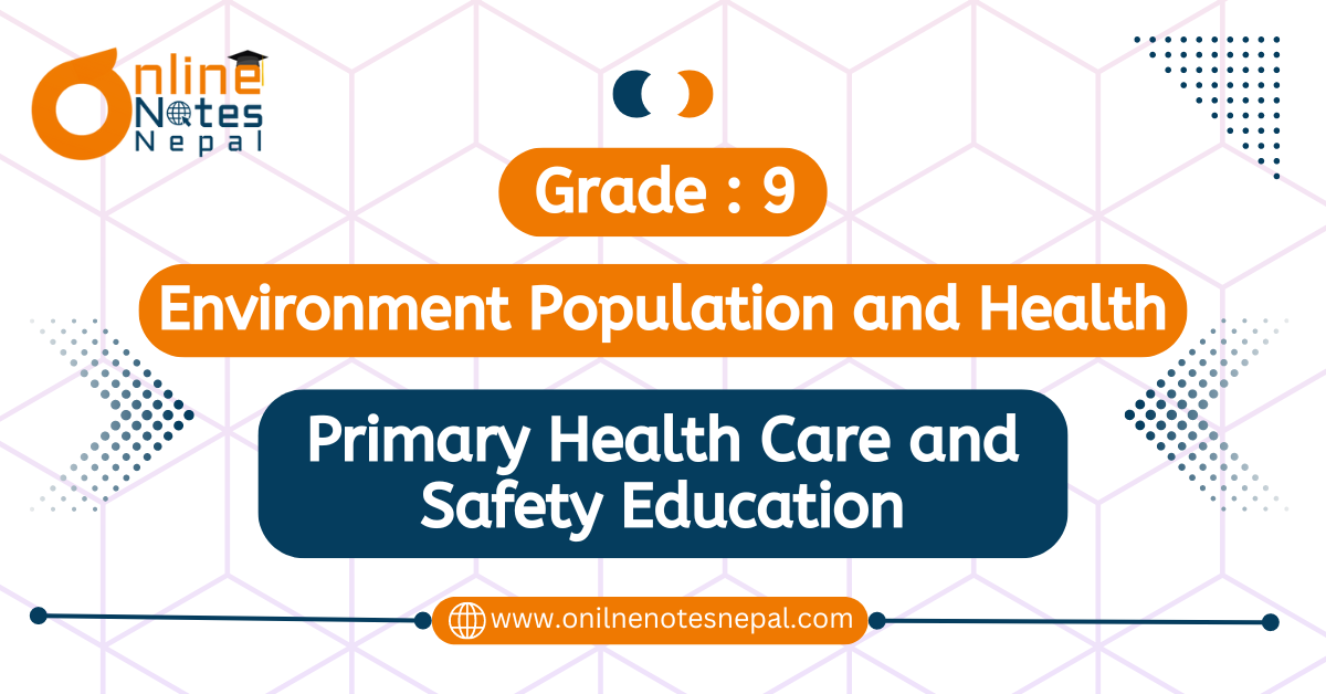 Unit 9: Primary Health Care and Safety Education in Grade 9